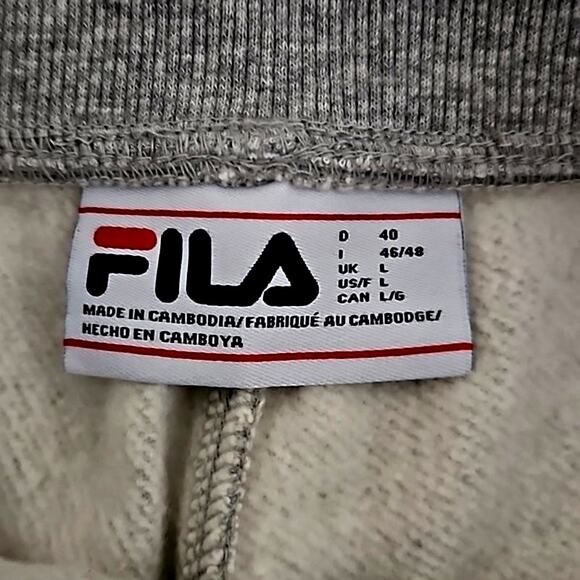 NWT Fila Women's Heavyweight Fleece Joggers Color Gray size Large - Picture 7 of 7